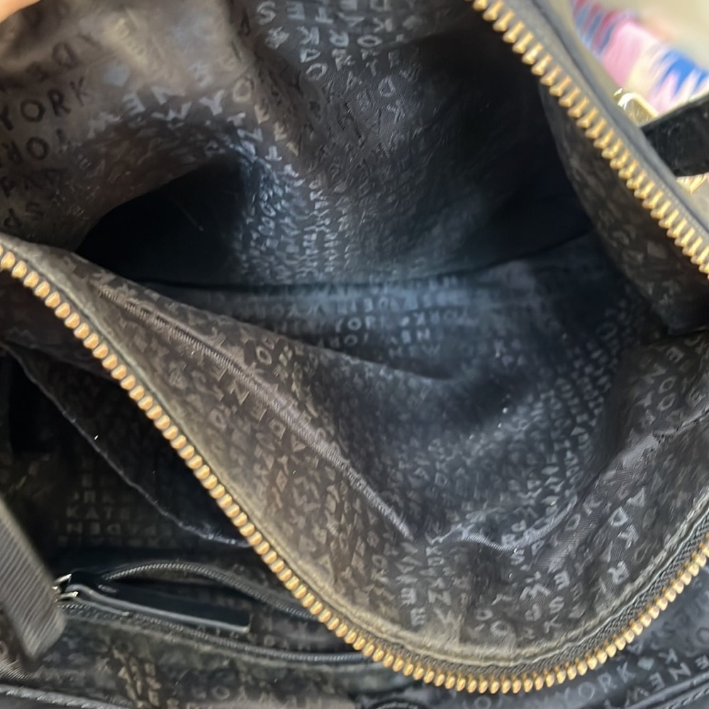 Kate Spade  Tote  Nylon  Triple compartment satchel  Black Size 9”h x 11”w x 3.5 - Picture 11 of 13